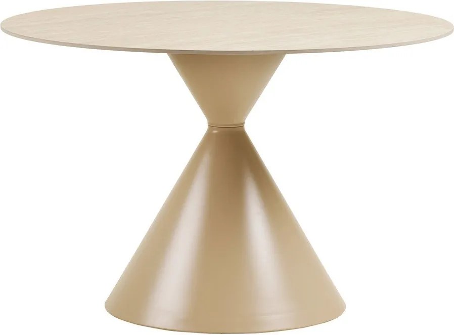 Kerek étkezőasztal kerámia asztallappal ø 120 cm Annecy – House Nordic