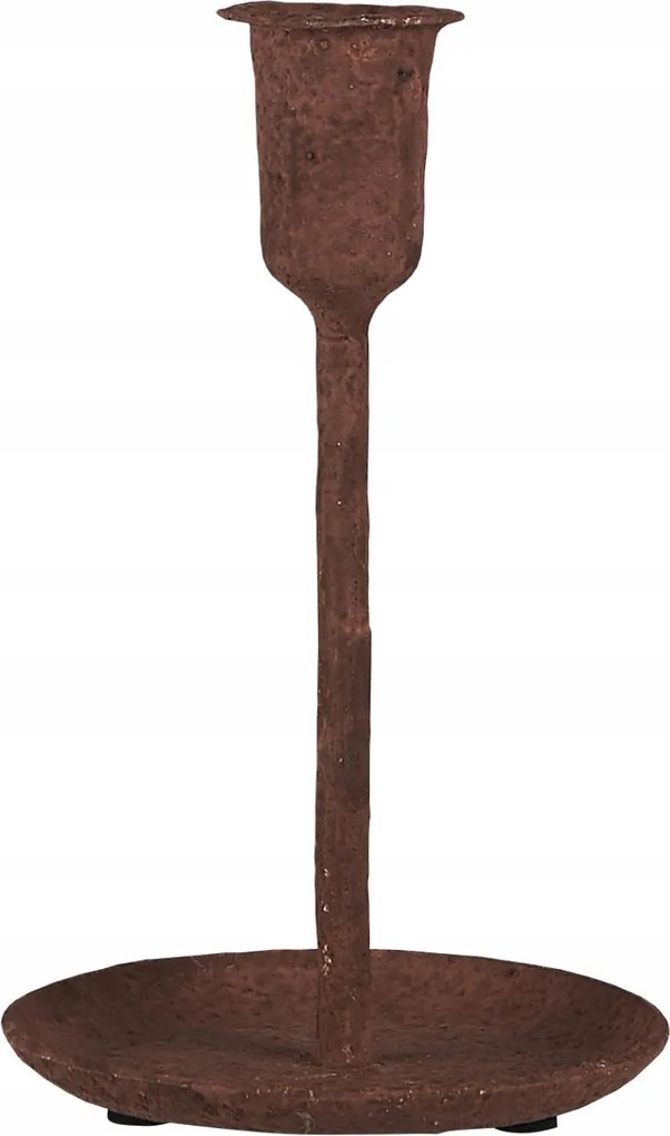 Gyertyatartó Fém Rozsda Hatás Retro Kézzel Készített Kicsi Ib Laursen