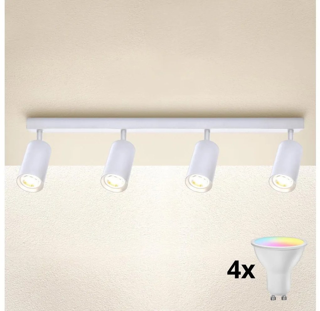 Brilagi - LED dimmelhető spotlámpa SELE 4xGU10/6,5W/230V fehér