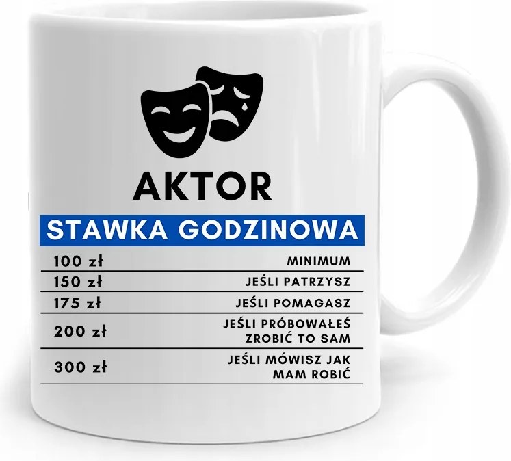 Színésznőnek Születésnapi Ajándék Bögre fényképes nyomtatással