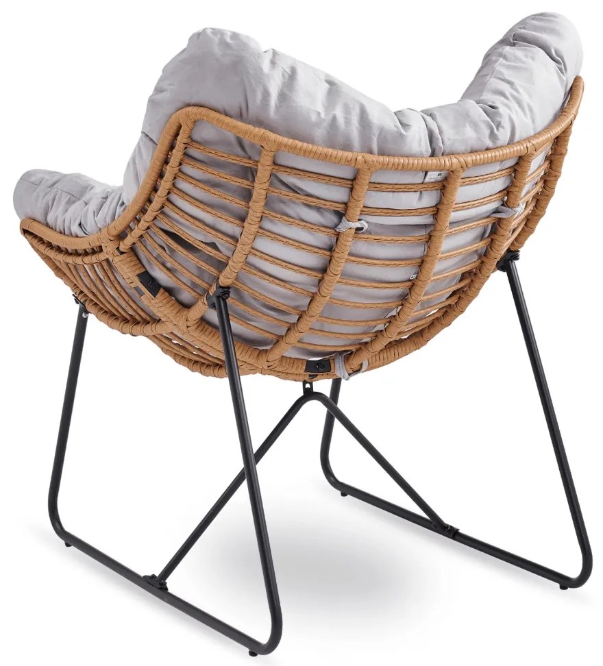 Fotel Wypoczynkowy FIN Szary