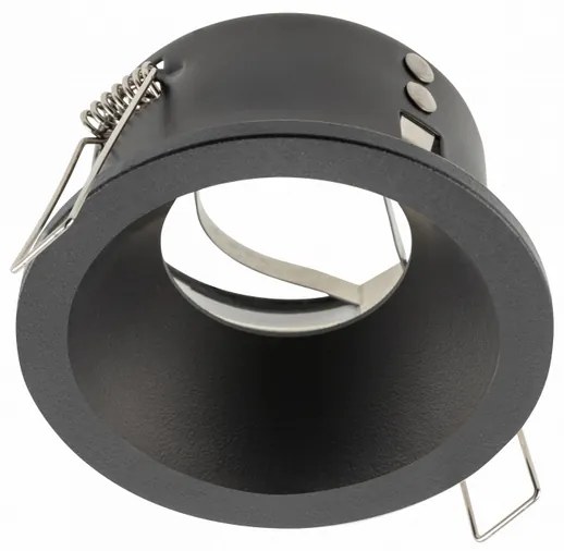 Lámpa Mennyezeti lámpatest ELVA, IP54, Ø85x45mm,kör, fekete