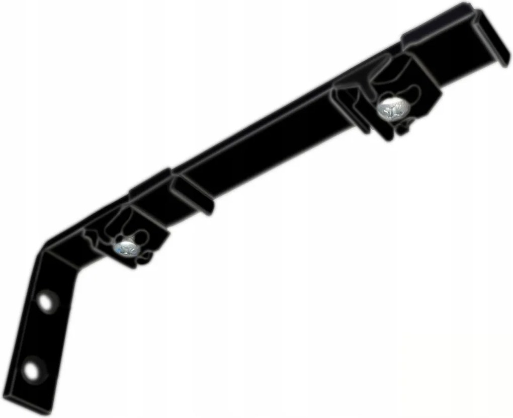 Fali függönykarnis tartó dupla Alumínium Sín Fekete