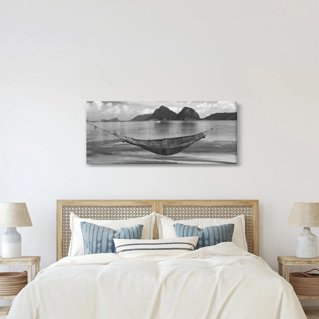 Kép - Hálóágy a tengerparton (120x50 cm)