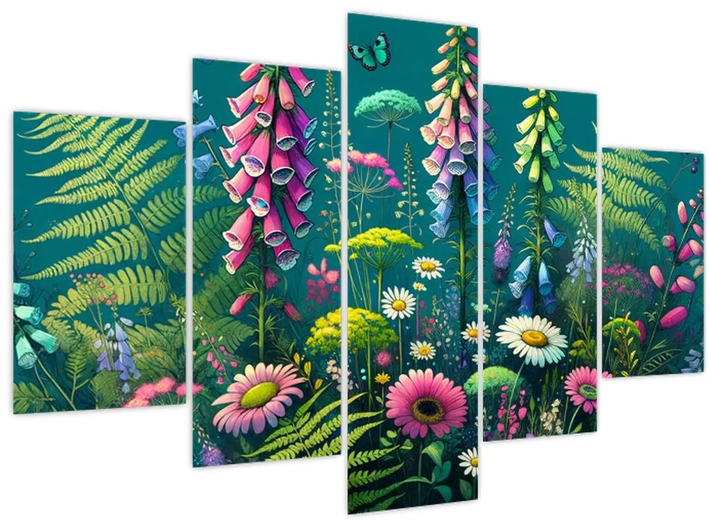 Kép - Mezei virágok (150x105 cm)