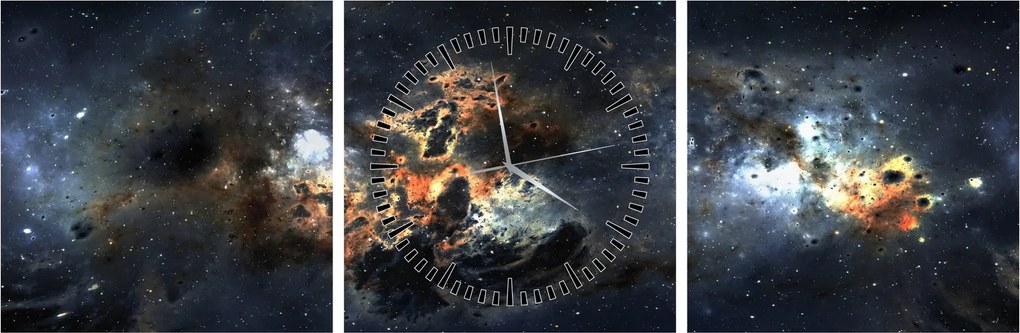 Kép - Az Univerzum a Nebulával (órával) (90x30 cm)