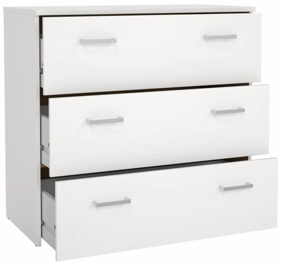 GARBO 3 komód, fehér