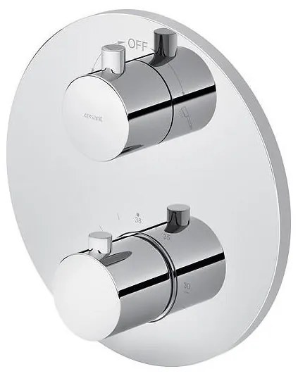 Cersanit S951-564 - Termosztatikus zuhanycsap rejtett beépítéshez ZEN króm