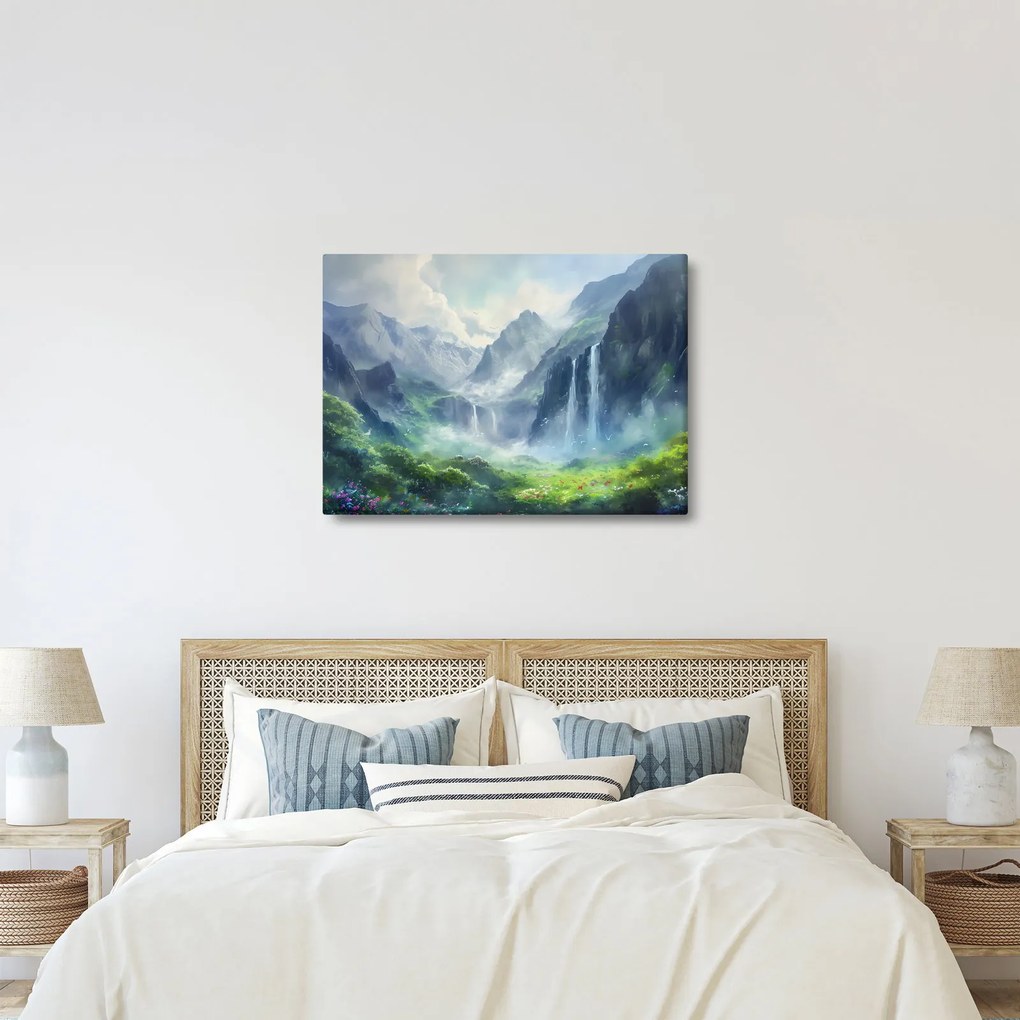 Kép - Vízesések völgye (70x50 cm)