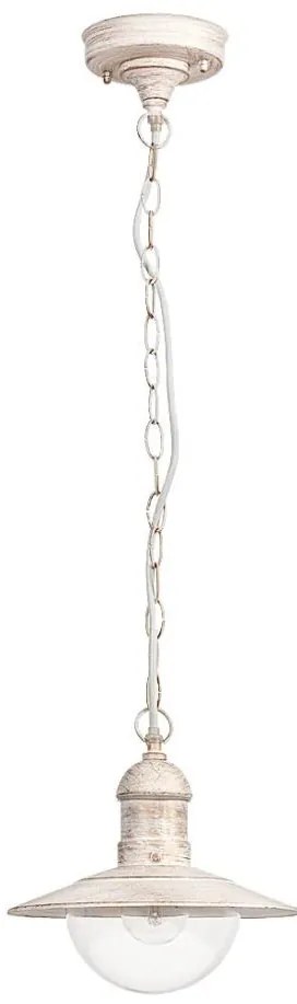 Brilagi - Kültéri függeszték MOLDE 1xE27/60W IP44 fehér/patina