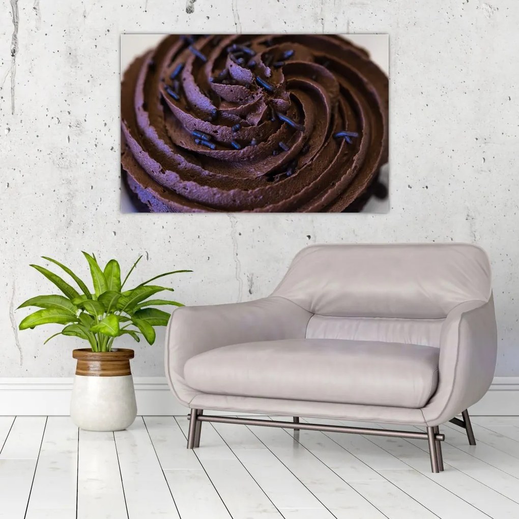 Kép - Csokoládé Cupcake (90x60 cm)