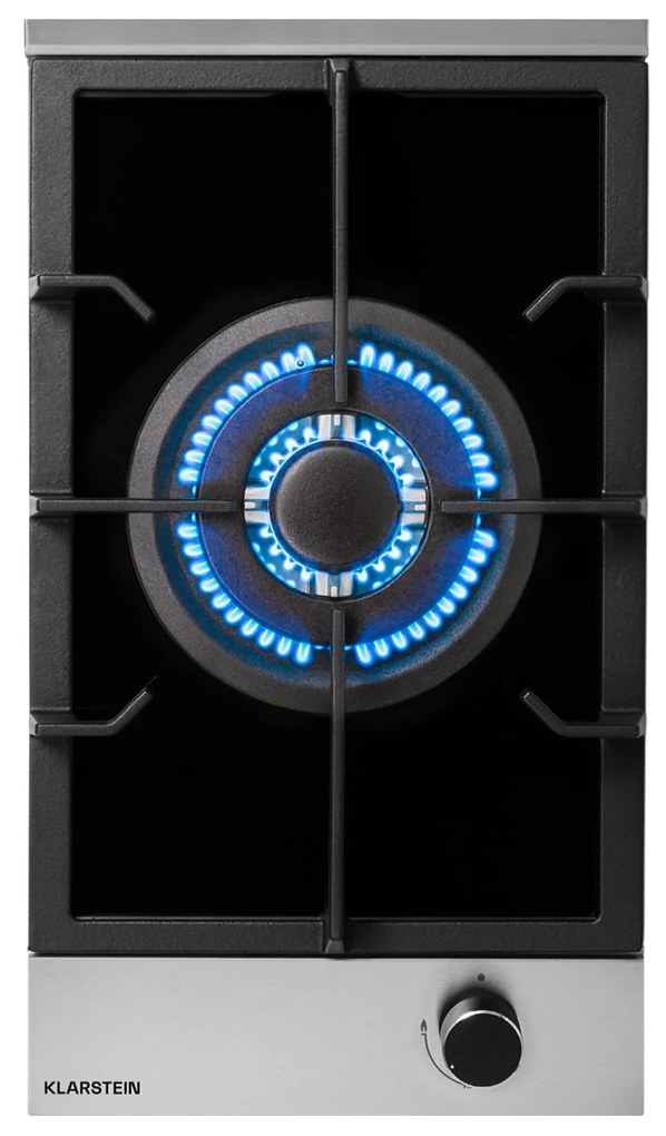 Klarstein Alchemist, gázfőzőlap, 1 wok égő, üvegkerámia