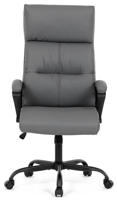 Irodai szék hintamechanikával, szürke műbőr kárpittal. KA-Y346 GREY
