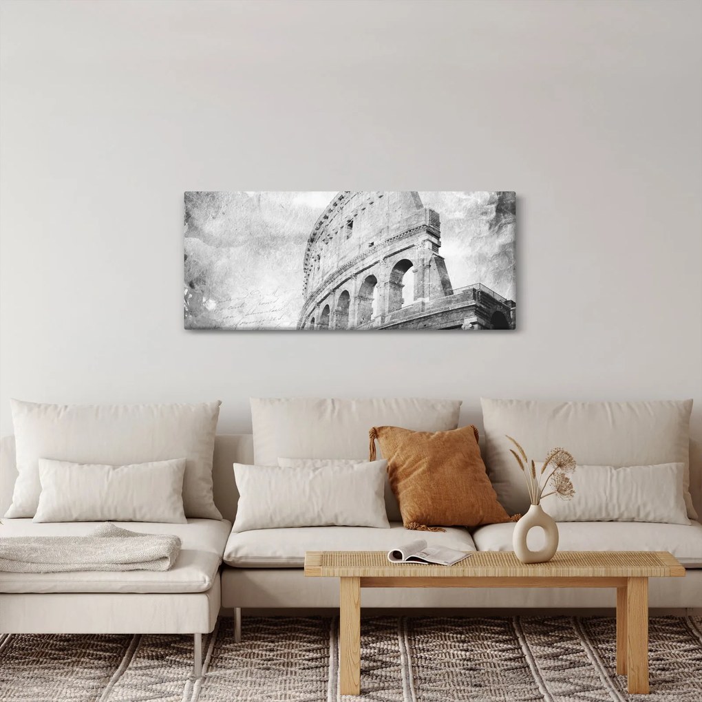 Kép - Vintage képeslap a városról N⁰1 (120x50 cm)