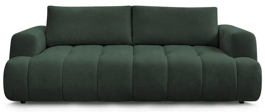 Zöld kinyitható-tárolóhelyes kanapé 251 cm Fuji – Bobochic Paris