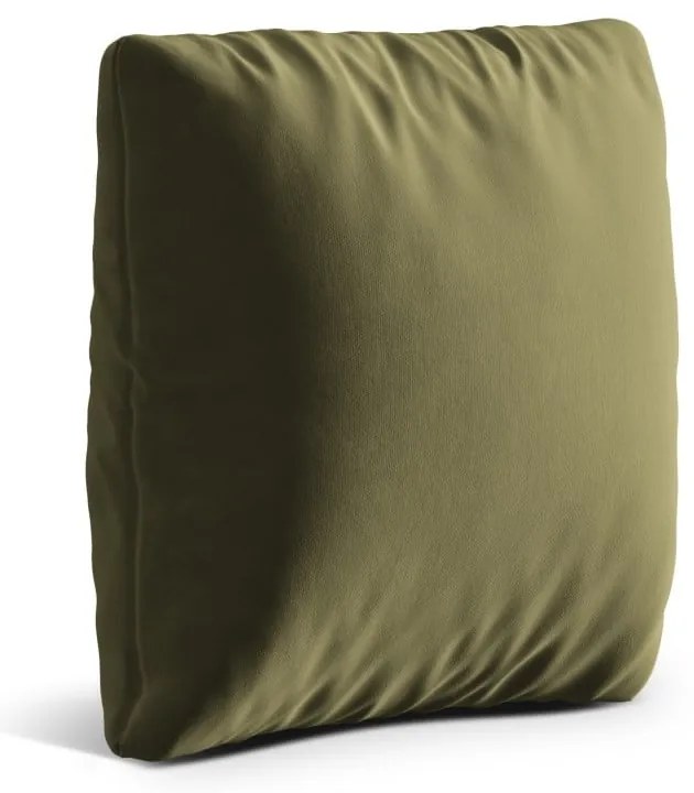 Zöld bársony párna kanapéra Kemi – Cosmopolitan Design