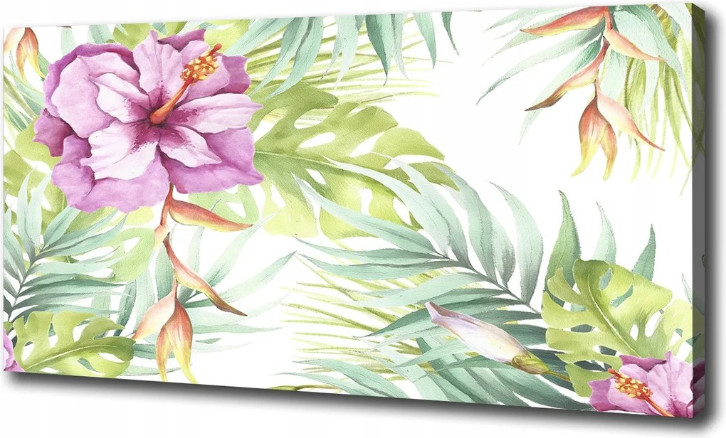 Vászonkép Hawaii virágok 100x70 cm