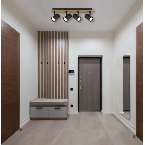 Globo 57905-4 - Spotlámpa LINCA 4xGU10/35W/230V