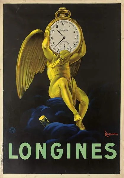 Reprodukció Swiss watchmakers Longines, Cappiello, Leonetto