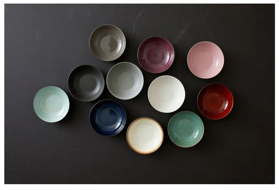 Rózsaszín-szürke kőedény tálka 1 l Gastro Grey/Light Pink – Bitz