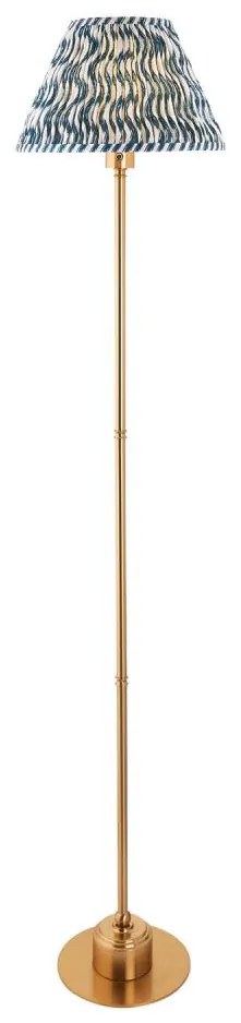 Endon 114778 - BURLEY újratölthető állólámpa, dimmelhető LED, LED/1,5W/5V, sárgaréz/kék