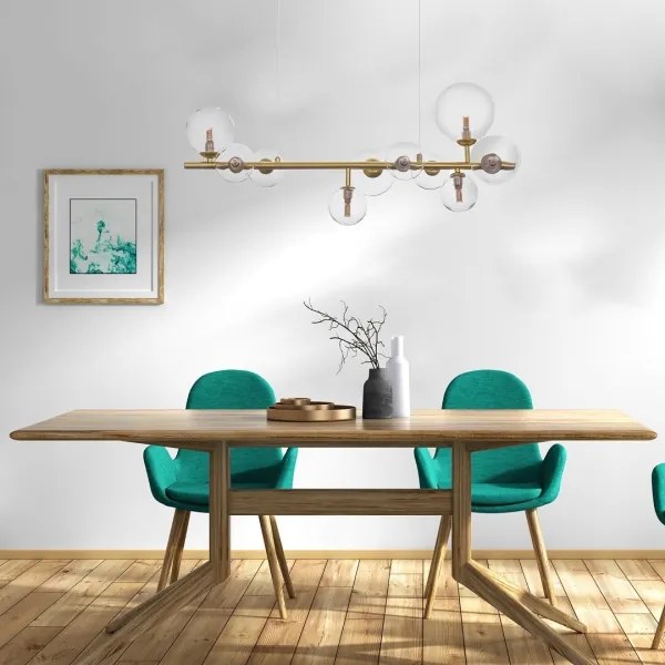 Rabalux 72298 - Csillár zsinóron ASLOV 10xG9/28W/230V