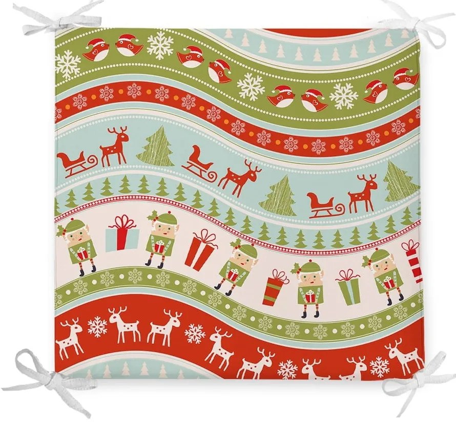 Covers Elves karácsonyi pamutkeverék székpárna, 42 x 42 cm - Minimalist Cushion Covers