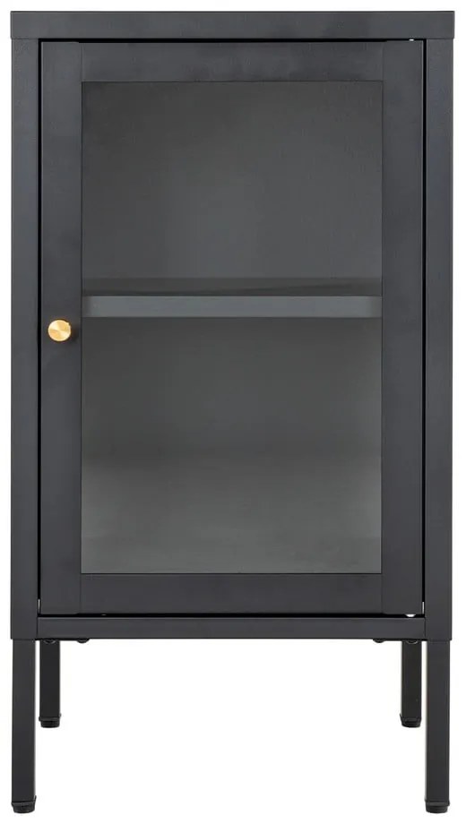 Fekete fém tálalószekrény 38x70 cm Dalby – House Nordic