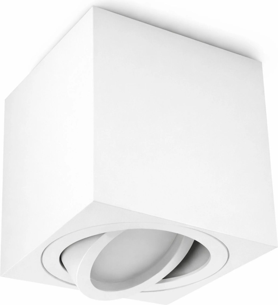 Halogén lámpatest Falra szerelhető GU10 Led cső Kis négyzet Spot fehér Mennyezeti