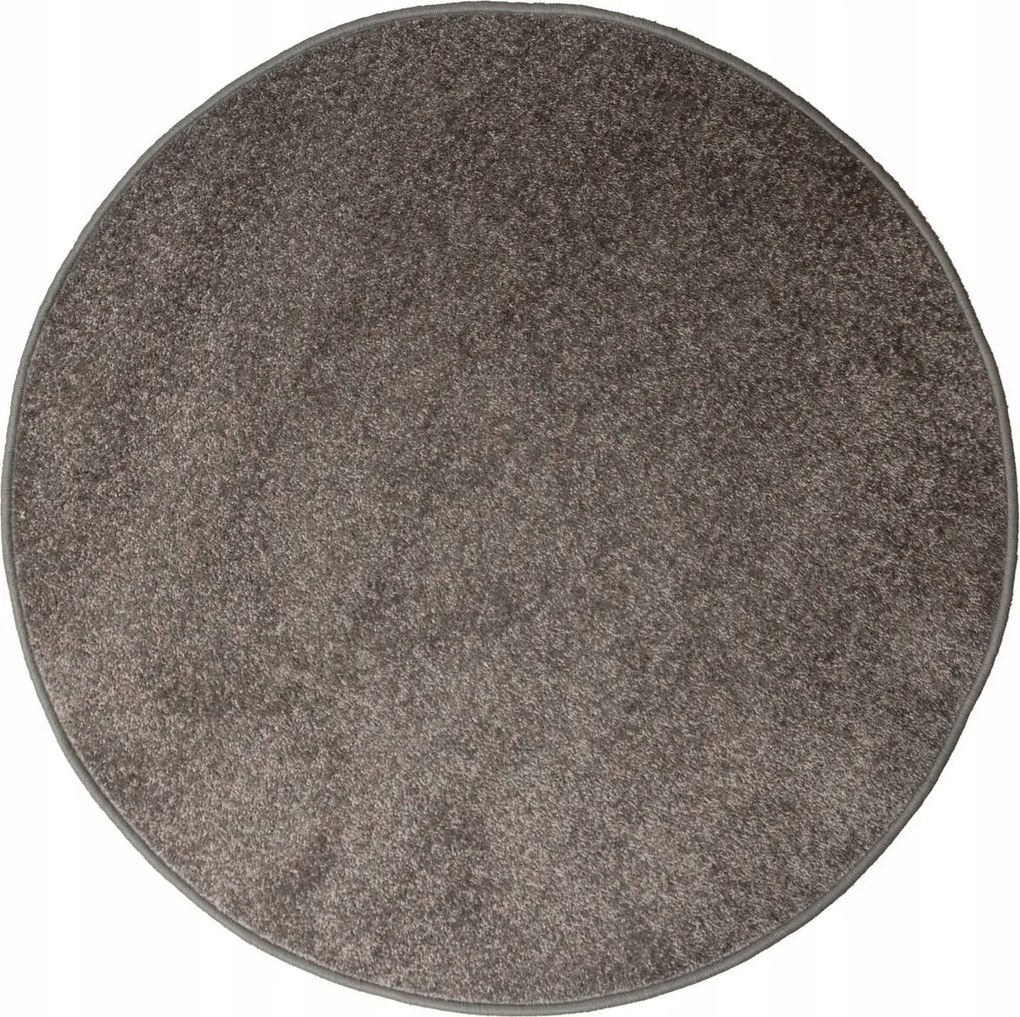 átm. 150 cm Kerek Dynasty Szőnyeg Filc Szürke Lila Gyapjú