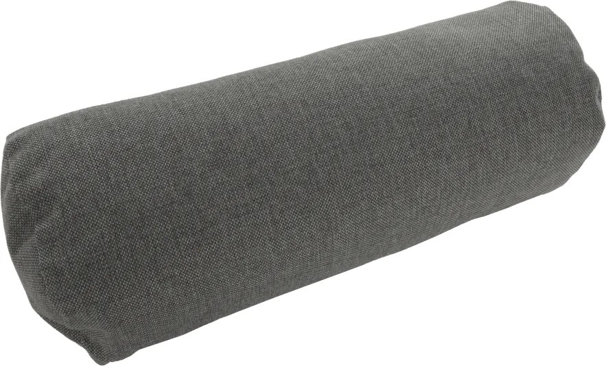 Sarokülőgarnitúra, J allású, ágyfunkcióval, szövet szürke/ párnák fekete, MEXX