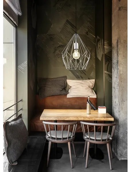 Eglo 49935 - Függeszték CARLTON 1xE27/60W/230V