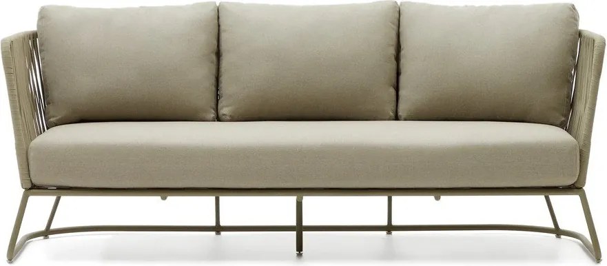 Khaki acél kerti kanapé Saconca – Kave Home