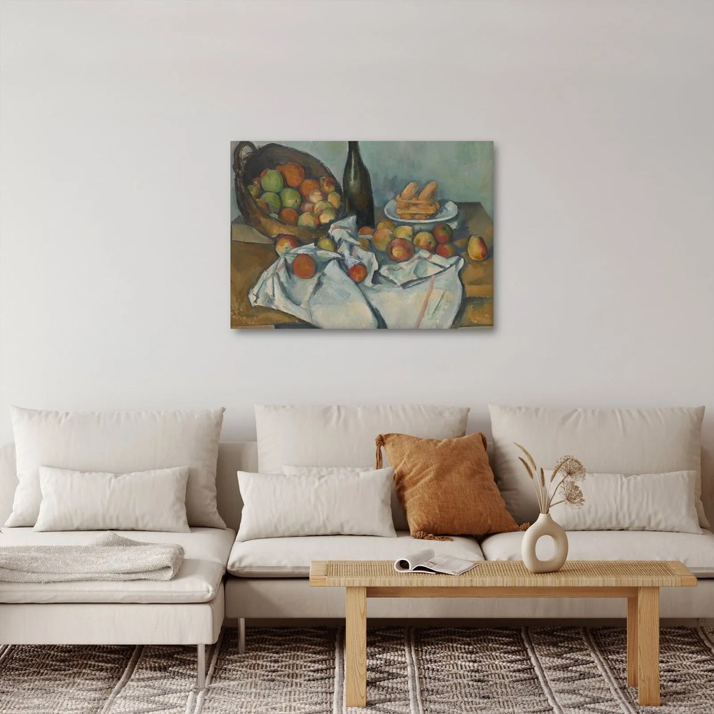 Kép - Paul Cezanne, The Basket of Apples, reprodukciók (70x50 cm)