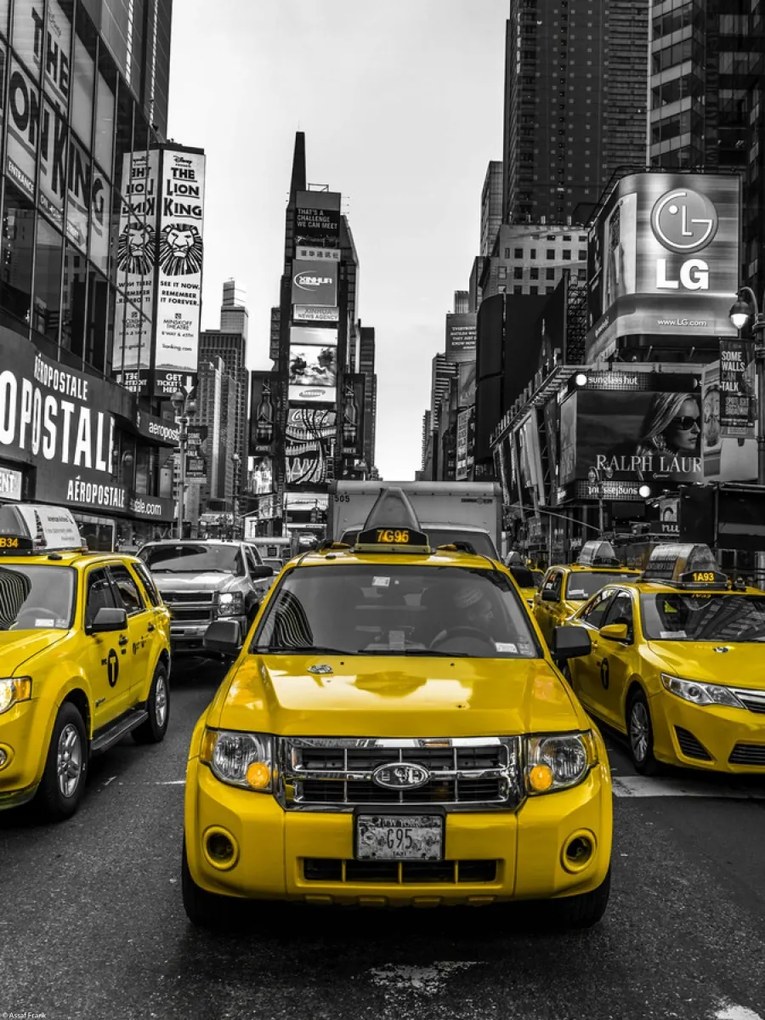 Poszter 30x40cm Taxi a Broadway-n, Assaf Frank
