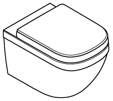 GROHE 39554000 - Függesztett WC EURO CERAMIC 540 × 374 mm kerámia/fehér