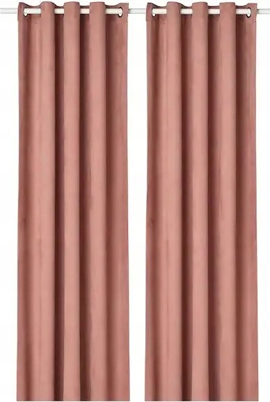 Ikea Birtna Fényzáró függöny, világos rózsaszín, 145x300 cm