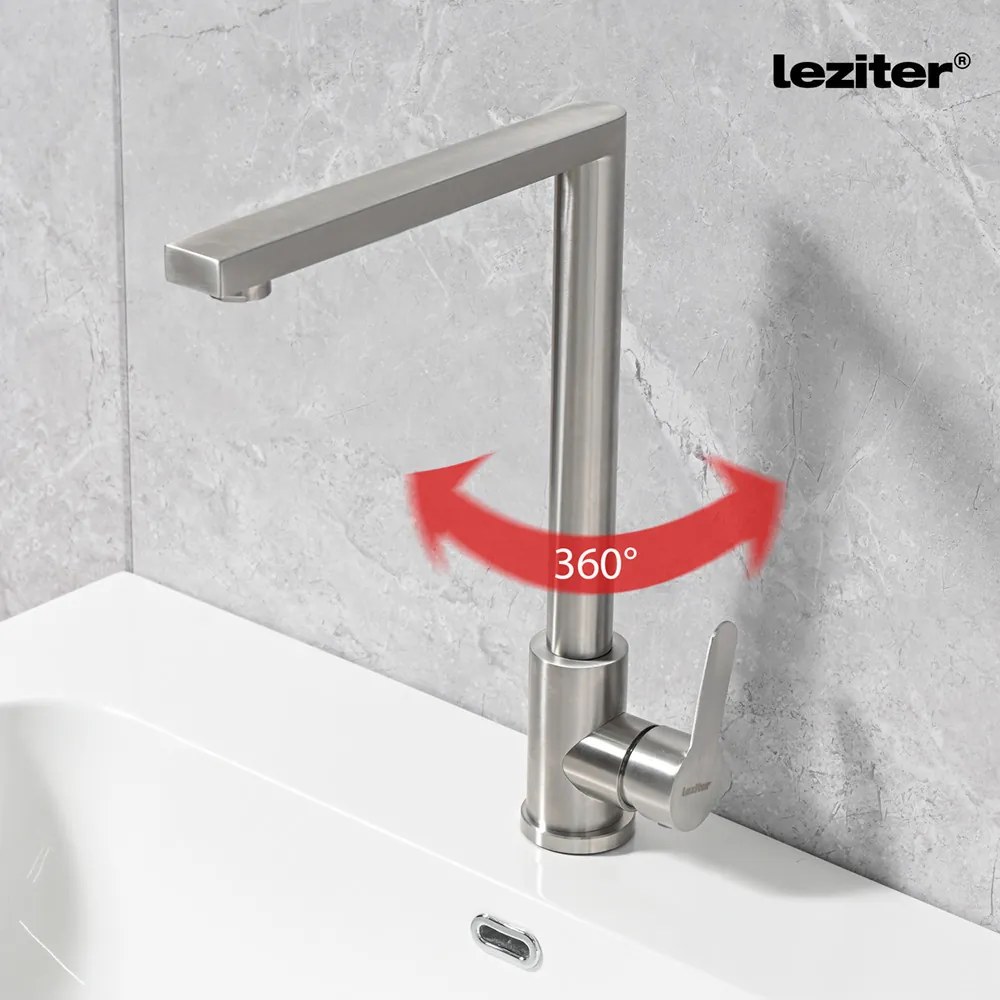 Valen mosogató csaptelep szálcsiszolt