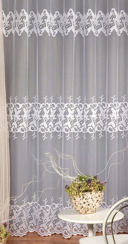 Mg Függöny 45210 Fehér 250cm Minőség lengyel 0,5m