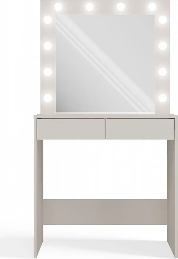 Marina 2S fésülködő asztal, 81x80x50 cm, kasmír