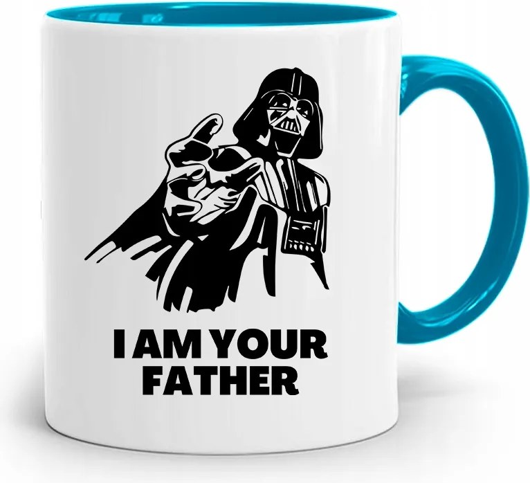 Kék Bögre Apának I Am Your Father fényképes nyomtatással