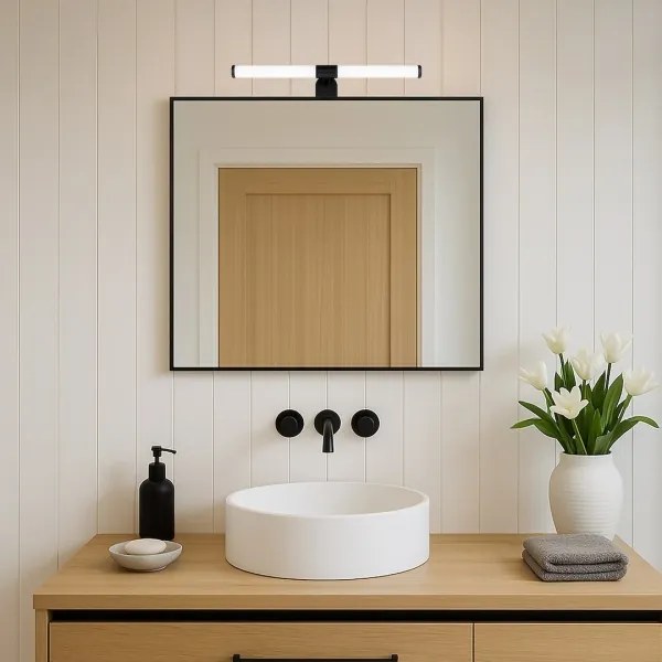 LED fürdőszobai tükörvilágítás APA LED/6W/230V 40 cm IP44 fekete