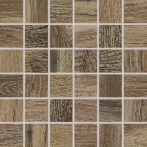 Mozaik Rako Faro barna 30x30 cm matt FINEZA50892