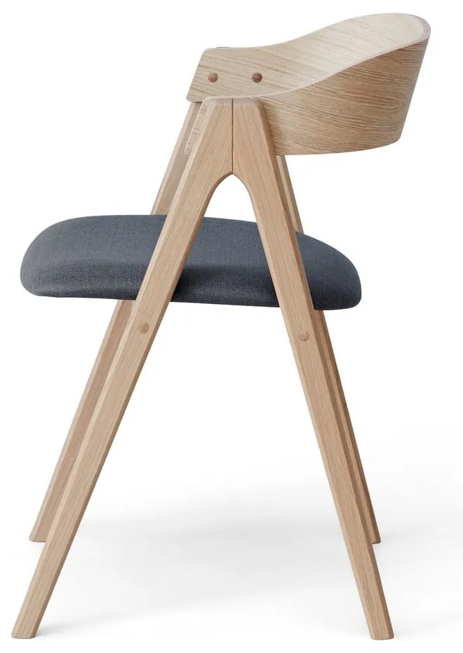 Mette tölgyfa étkezőszék szürke ülőfelülettel - Findahl by Hammel