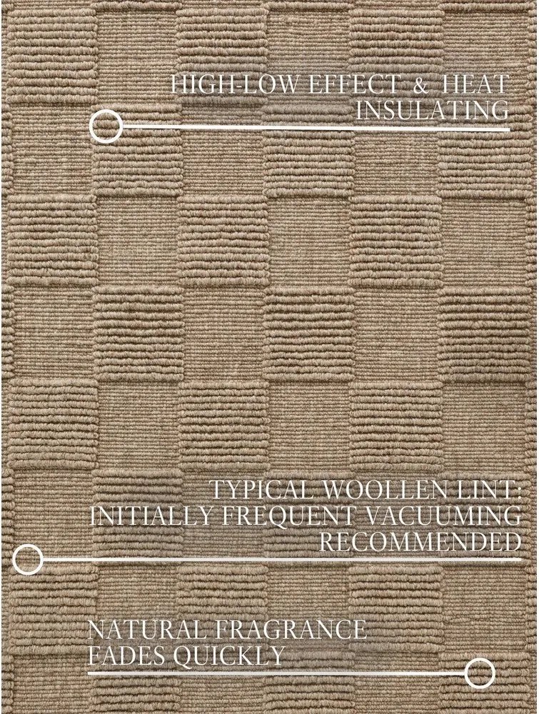 Barna kézi szövésű gyapjú szőnyeg 120x170 cm Scala – Villeroy&amp;Boch