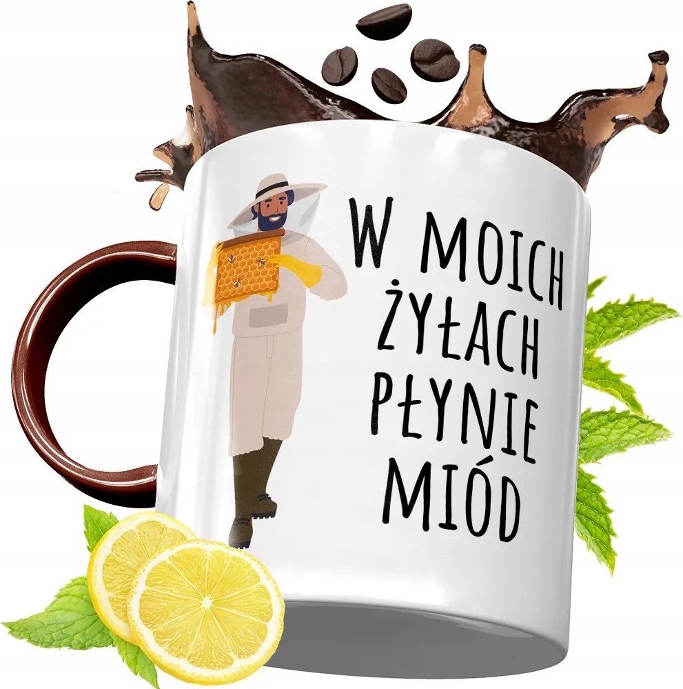 Bordó Bögre Méhésznek Születésnapra Ajándék fényképes nyomattal