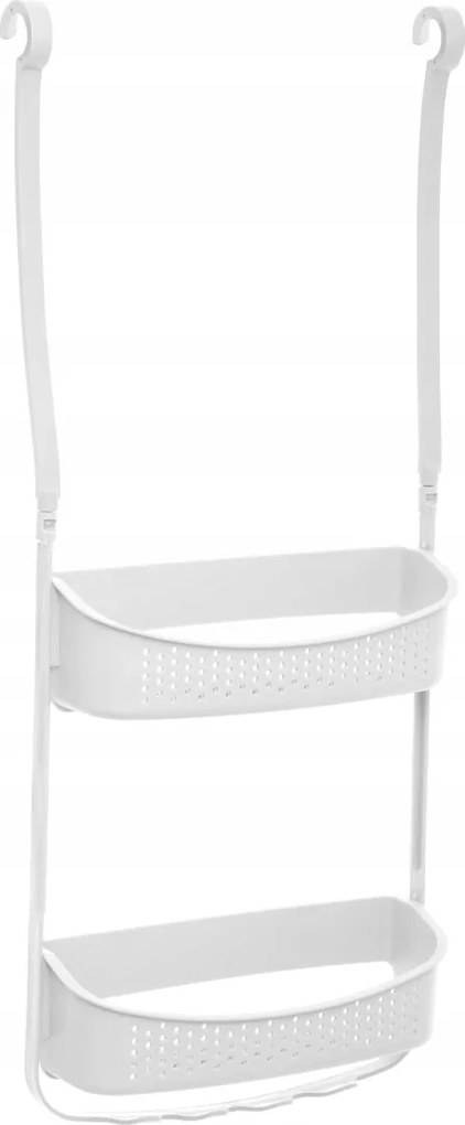 Függesztett Fürdőszobai Zuhanypolc, Fehér