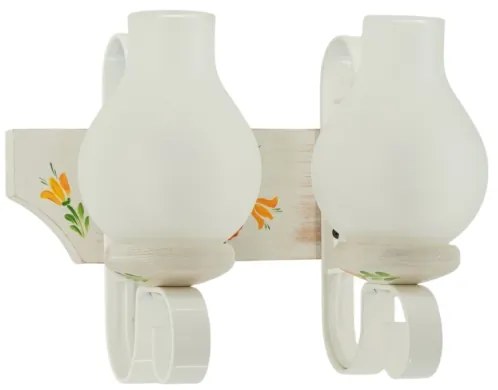 Brilagi - QUEEN fali lámpa 2xE14/40W/230V bükk/krémszínű