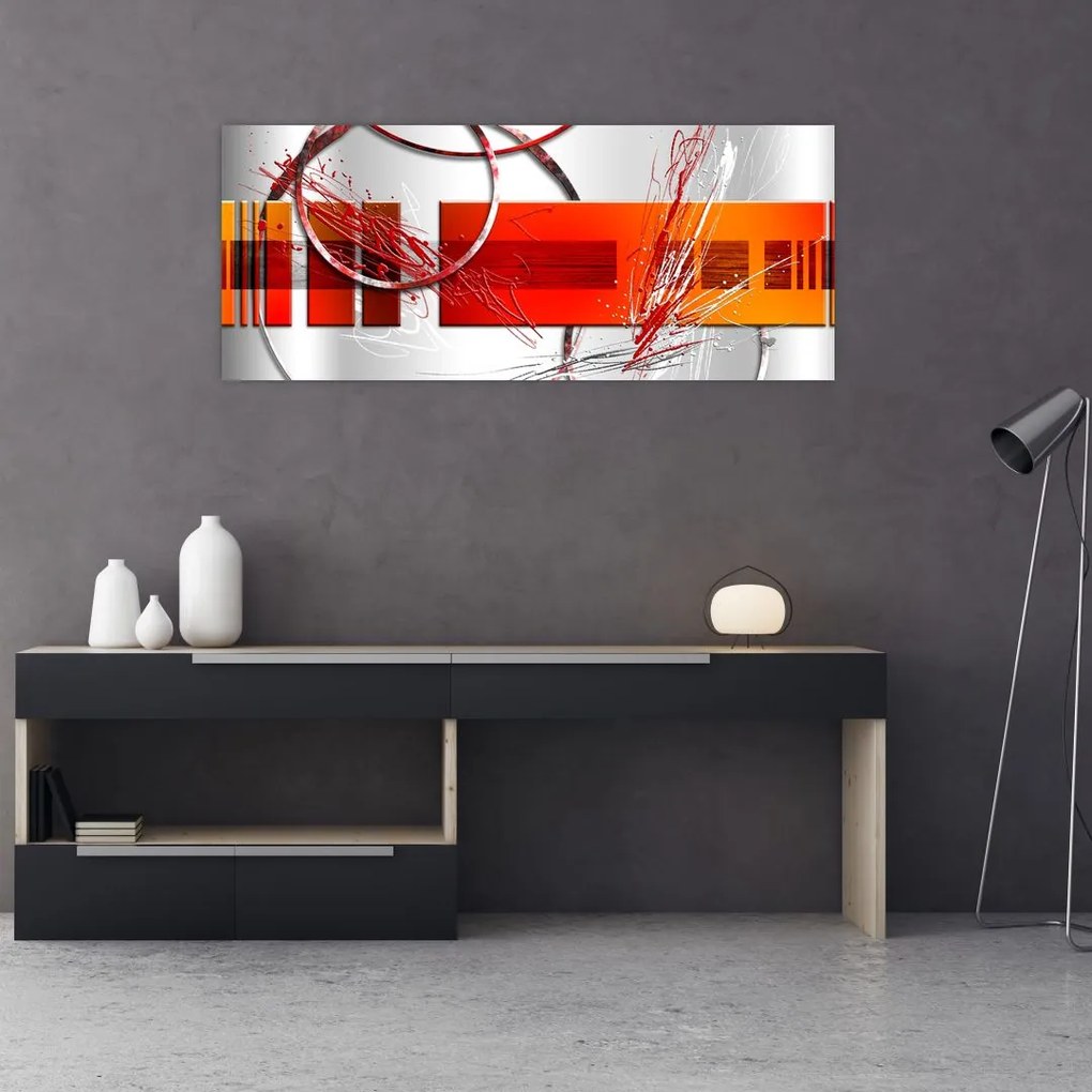 Absztrakt kép (120x50 cm)