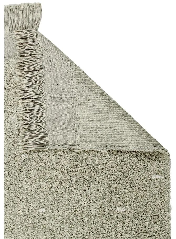 Világoszöld mosható kézi szövésű pamut szőnyeg 140x200 cm Woods Symphony Olive – Lorena Canals